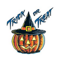 Trick or Treat Pumpkin Temporary Tattoo